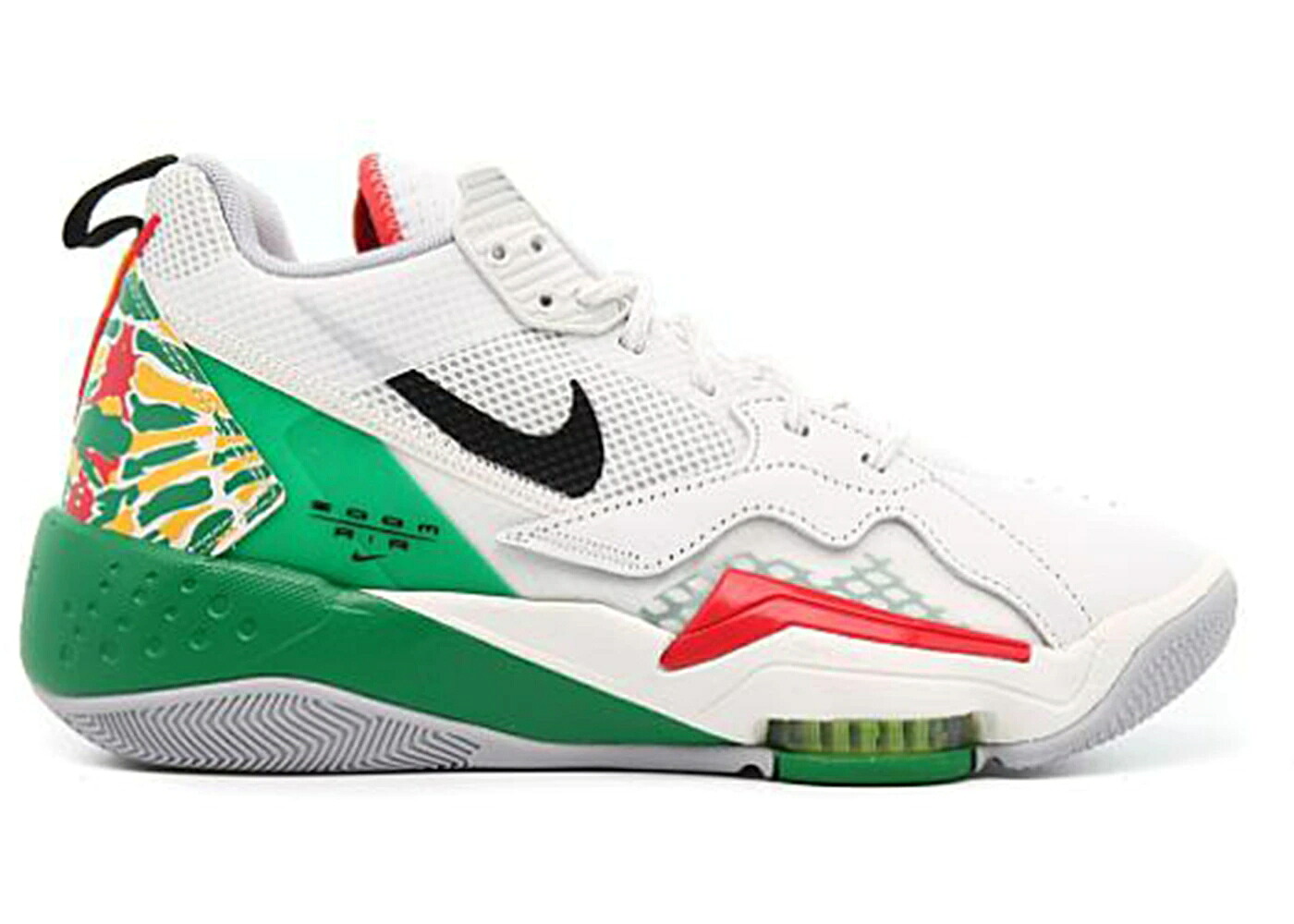 ナイキ ジョーダン ズーム 白色 ホワイト 緑 グリーン 赤 レッド トラック スニーカー メンズ JORDAN ZOOM 92 WHITE GREEN RED / SUMMIT WHITE LUCKY GREEN TRACK