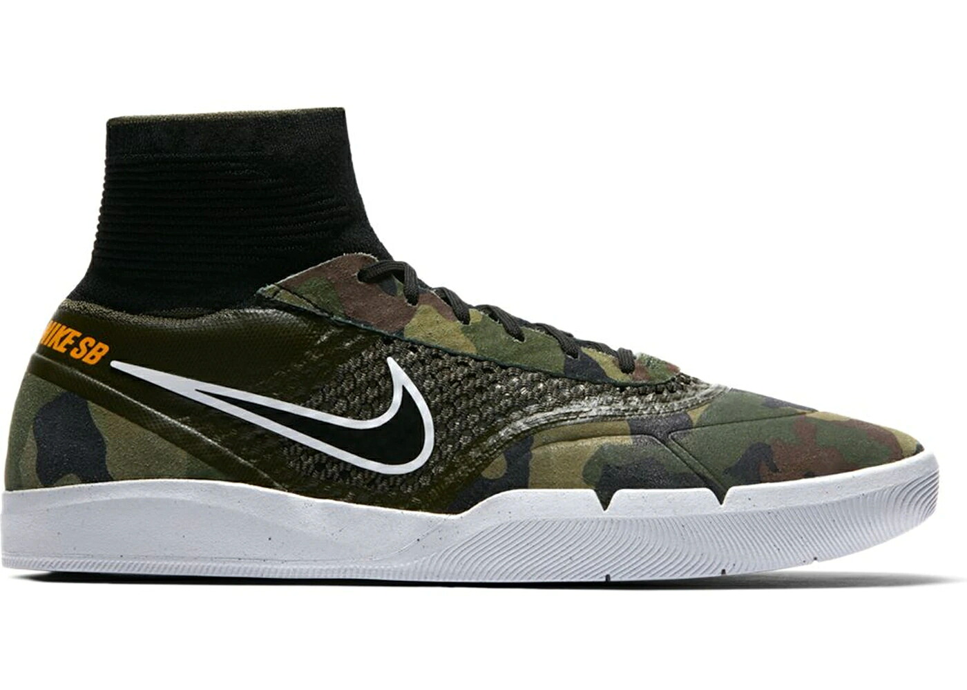 ナイキ エスビー カモ柄 カーゴ カーキ 橙 オレンジ スニーカー メンズ NIKE SB HYPERFEEL KOSTON 3 CAMO / CARGO KHAKI CIRCUIT ORANGE