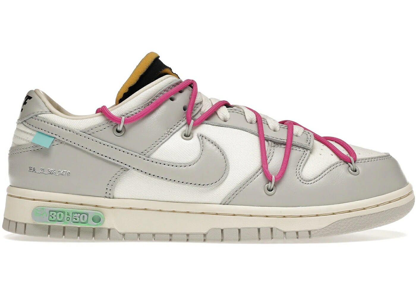 ナイキ ダンク オフホワイト 灰色 グレー ダンクロー スニーカー メンズ NIKE DUNK LOW OFF-WHITE LOT 30 / SAIL NEUTRAL GREY