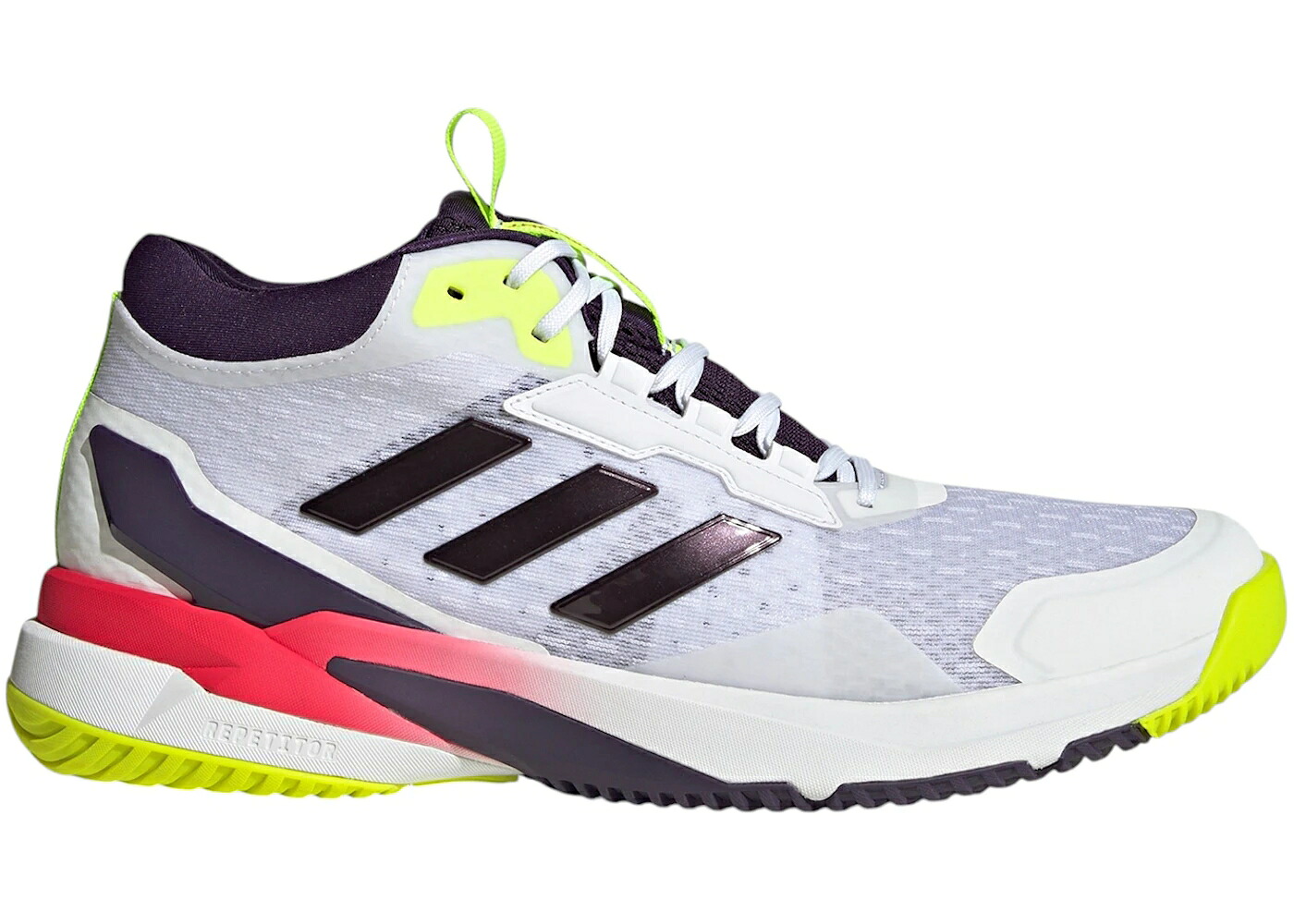 アディダス ミッド 白色 ホワイト 赤 レッド MET. スニーカー メンズ ADIDAS CRAZYFLIGHT 6 MID INDOOR CLOUD WHITE AURORA SEMI LUCID RED / CLOUD WHITE AURORA MET. SEMI｜スニケス