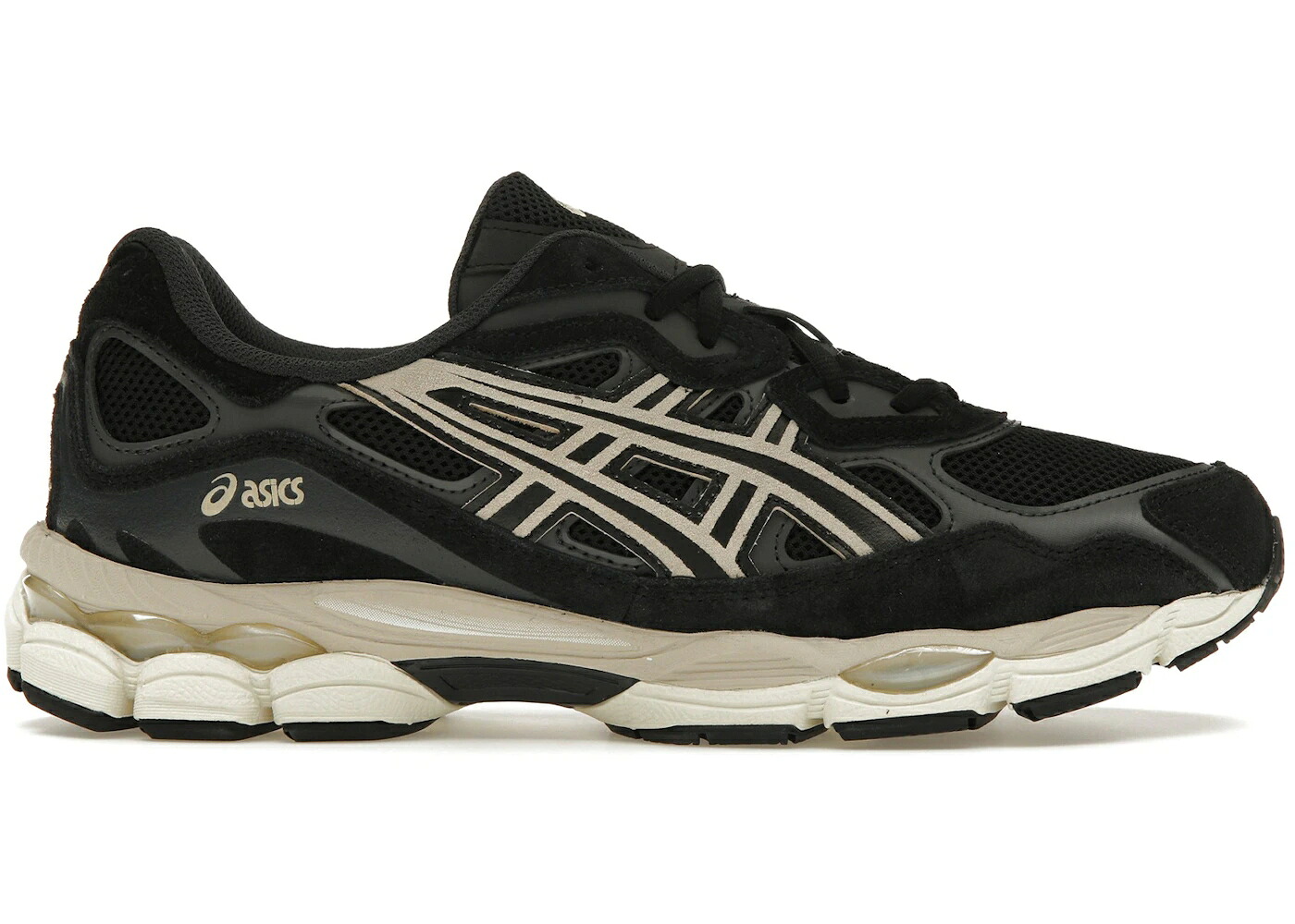 アシックス 黒いこと 黒いこと 皮膚軟化剤 スニーカー メンズ ASICS GEL-NYC BLACK CREAM / BLACK BLACK