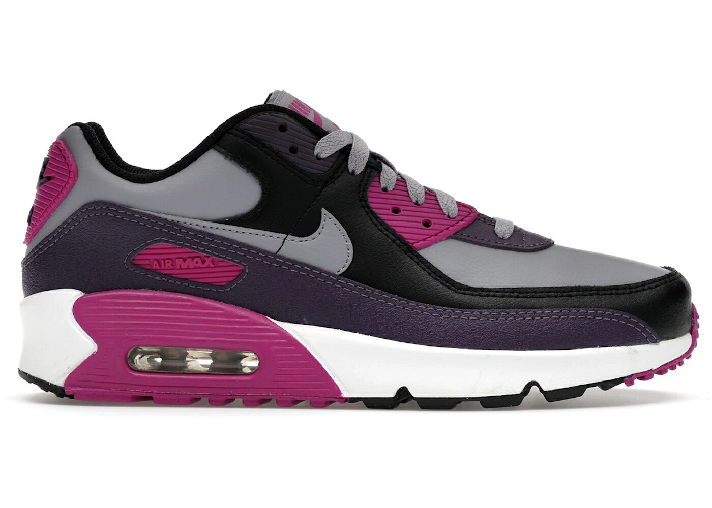 ナイキ マックス 灰色 シメント グレー 黒色 ブラック エアマックス ジュニア キッズ NIKE AIR MAX 90 CEMENT GREY DARK RAISIN (GS) / CEMENT GREY BLACK DARK RAISIN ベビー マタニティ スニーカー|スニケス