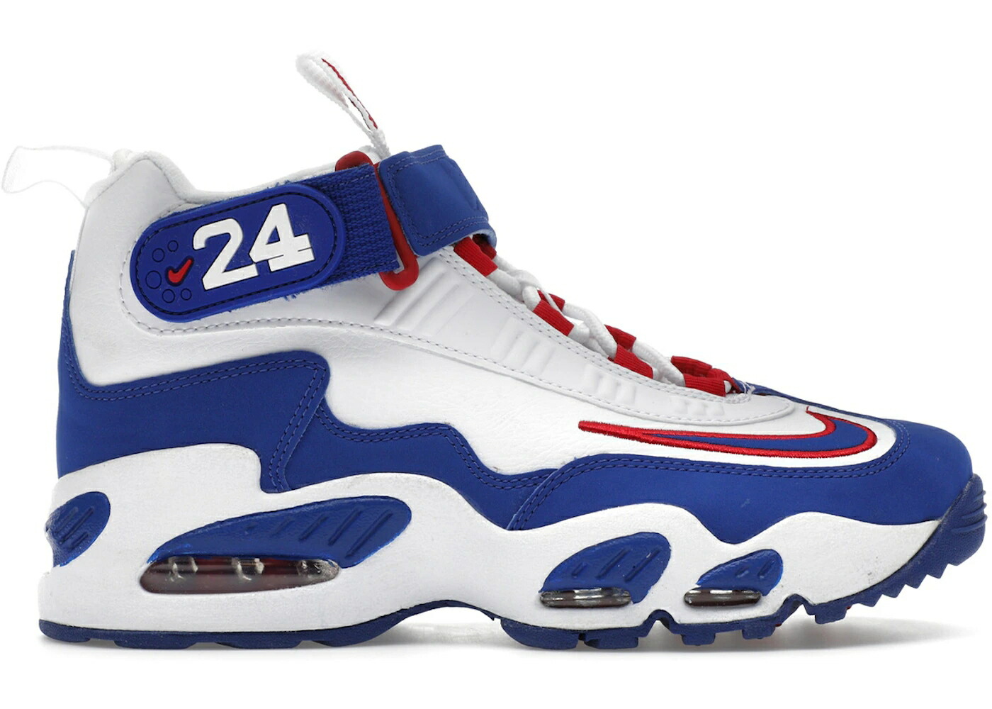 ナイキ グリフィー マックス 白いこと 白いこと 青味 青み 赤 赤いこと 御坊っちゃん キッズ NIKE AIR GRIFFEY MAX 1 USA (GS) (2022) / WHITE BLUE RED もの言う花 マタニティ スニーカー