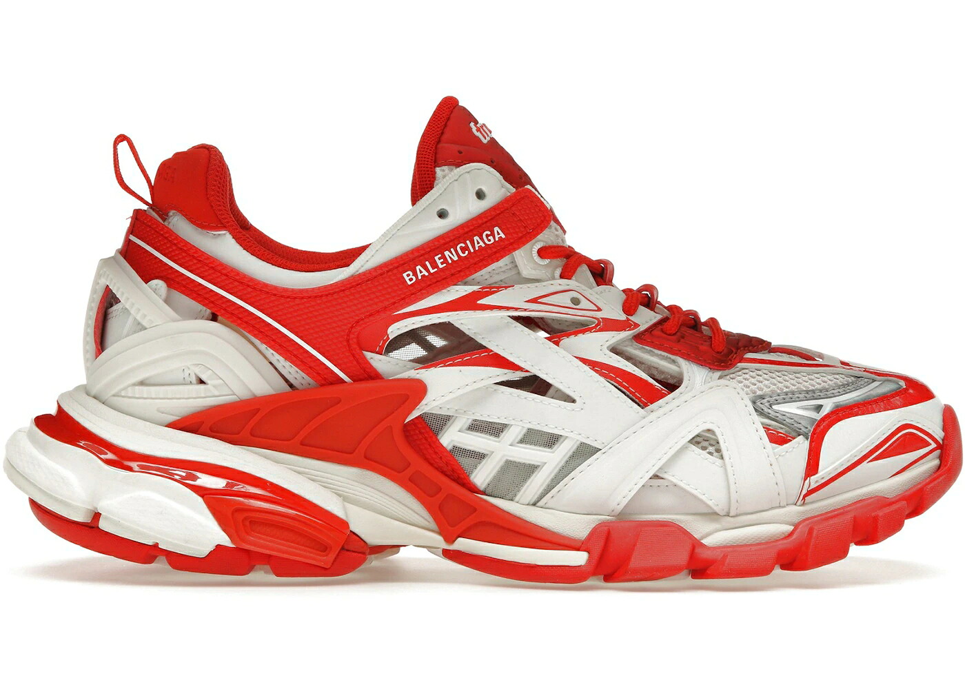 バレンシアガ トラック 白色 ホワイト 赤 レッド 2.0 スニーカー メンズ BALENCIAGA TRACK WHITE RED / WHITE RED｜スニケス 149,300円
