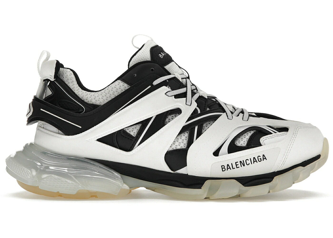 バレンシアガ トラック 白色 ホワイト 黒色 ブラック スニーカー メンズ BALENCIAGA TRACK CLEAR SOLE WHITE BLACK / WHITE BLACK