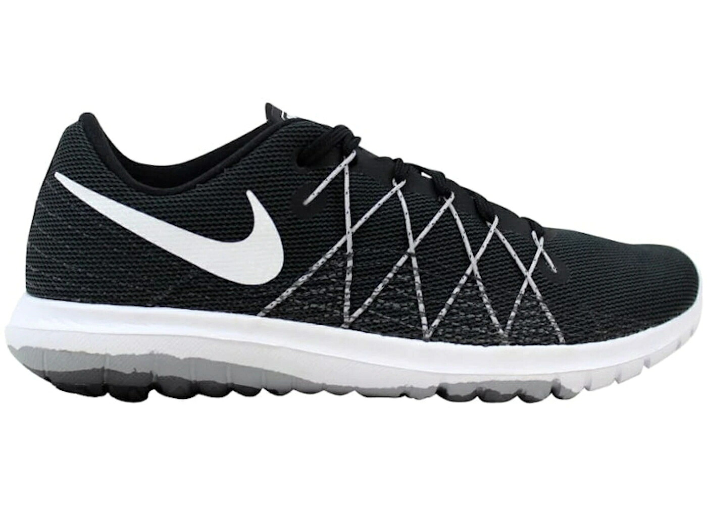 ナイキ 黒色 ブラック 白色 ホワイト 灰色 グレー WOMEN'S スニーカー レディース NIKE FLEX FURY 2 BLACK (WOMEN'S) / BLACK WHITE WOLF GREY DARK GREY｜スニケス