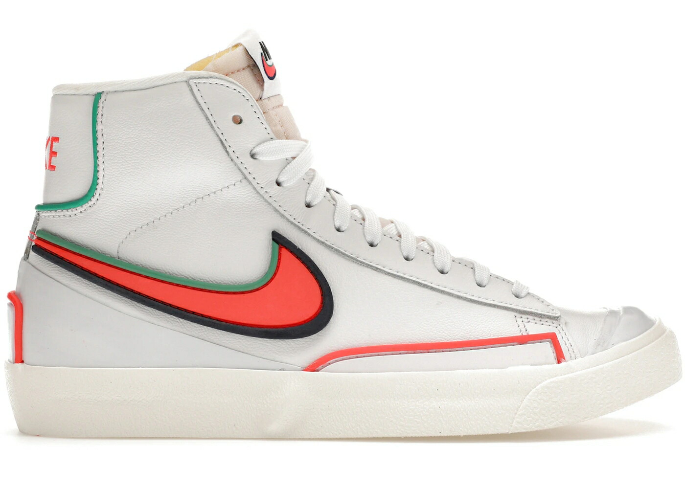 ナイキ ブレイザー ミッド 白いこと 白いこと クリムゾン 青み 青色 WOMEN\u0027S スニーカー レディース NIKE BLAZER MID 77 INFINITE WHITE CRIMSON (WOMEN\u0027S) / WHITE BRIGHT CRIMSON OLD BLUE
