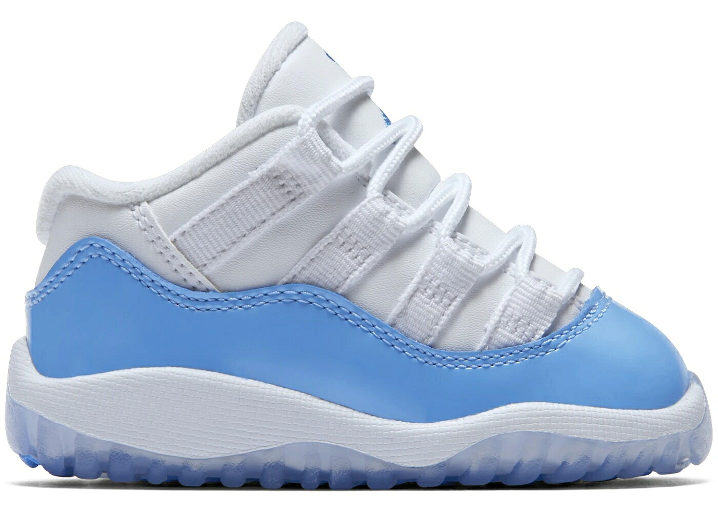 ナイキ ジョーダン 白色 ホワイト 黒色 ブラック 青色 ブルー ジュニア キッズ JORDAN 11 RETRO LOW WHITE BLACK UNIVERSITY BLUE (TD) / WHITE BLACK UNIVERSITY BLUE