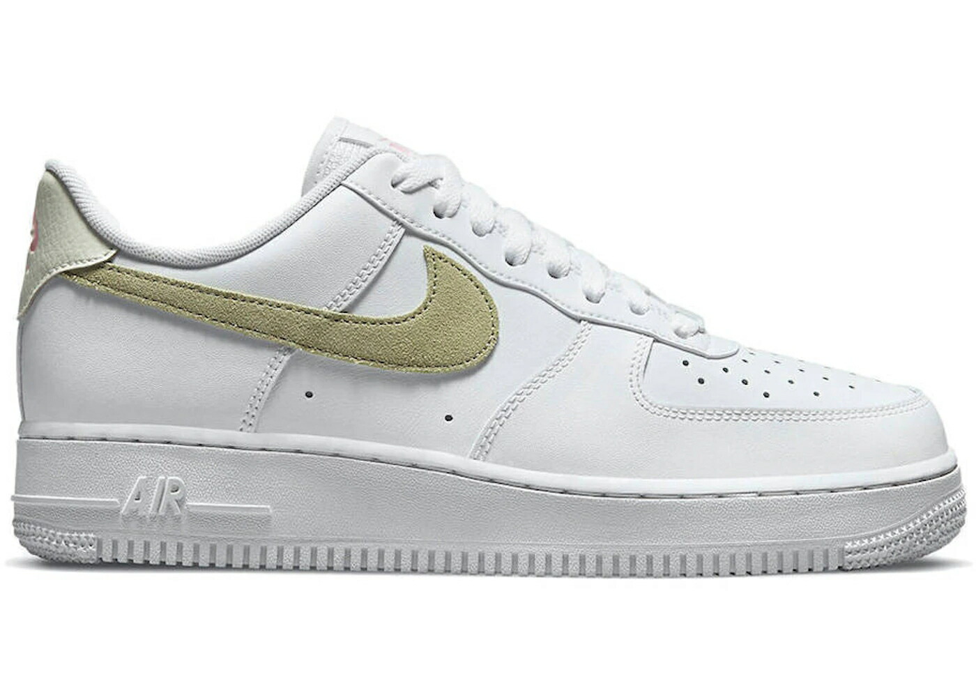 ナイキ 白色 ホワイト オリーブ ピンク エアフォース WOMEN スニーカー レディース NIKE AIR FORCE 1 LOW WHITE OLIVE (WOMEN) / WHITE OLIVE PINK