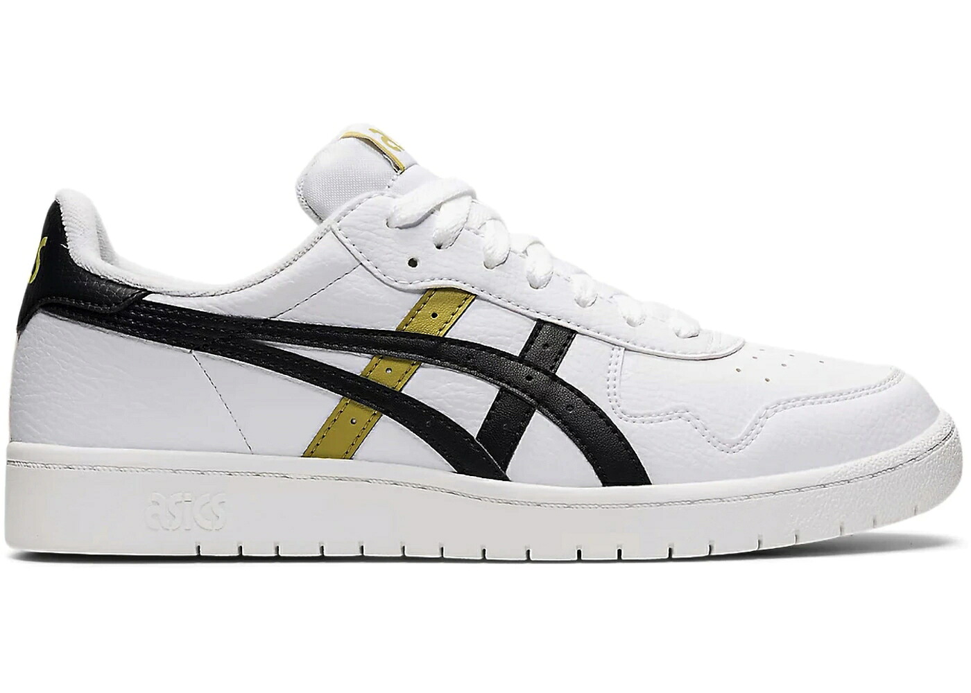 アシックス 白いこと 白いこと 黒いこと 黒いこと 黄味がかった 黄色 スニーカー メンズ ASICS JAPAN S WHITE BLACK YELLOW / WHITE BLACK