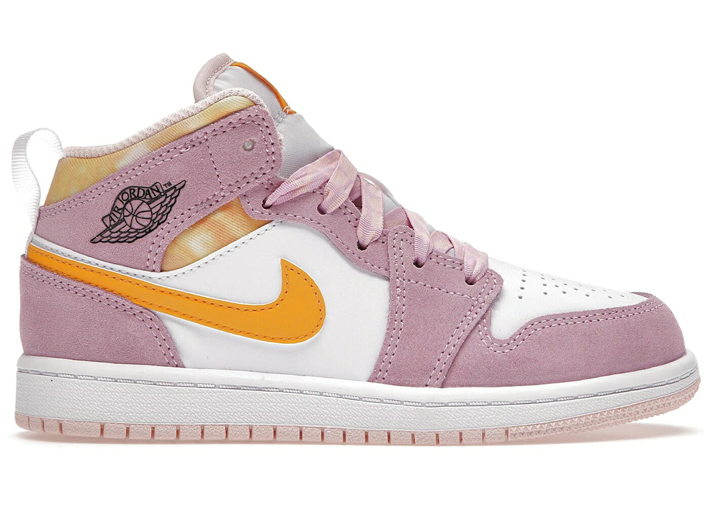 ナイキ ジョーダン ミッド さくら色 御坊っちゃん キッズ JORDAN 1 MID SE ARCTIC PINK (なおなお書き) / LIGHT ARCTIC PINK UNIVERSITY もの言う花 マタニティ スニーカー キッズファッション-キッズ・ベビー・マタニティ-靴