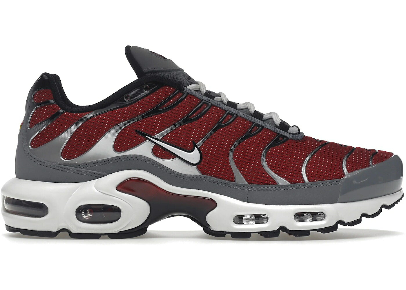 ナイキ マックス 赤 赤いこと 薄墨色 薄墨色 白いこと 白いこと エアマックスプラス スニーカー メンズ NIKE AIR MAX PLUS RED GREY / RED GREY WHITE