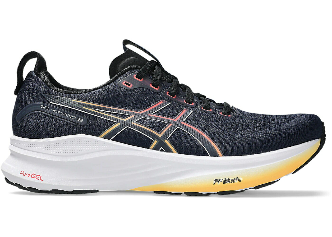 アシックス 黒色 ブラック スニーカー メンズ ASICS GEL-KAYANO 32 MIDNIGHT BLACK / MIDNIGHT BLACK