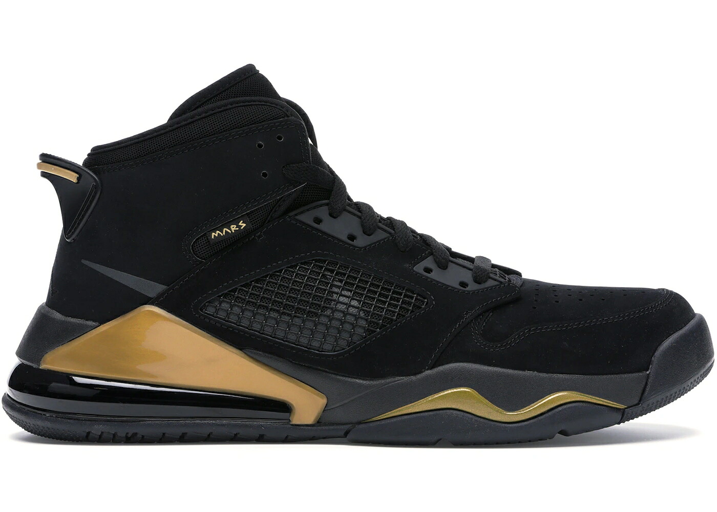 ナイキ ジョーダン 黒いこと 黒いこと ゴールド スニーカー メンズ JORDAN MARS 270 BLACK GOLD / BLACK METALLIC GOLD