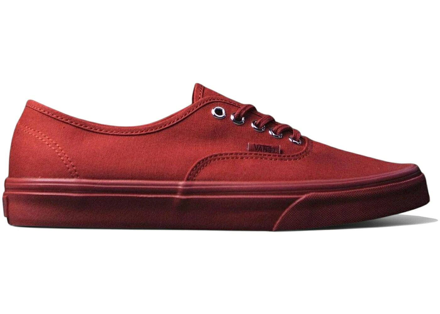 ヴァンズ バンズ オーセンティック 赤 赤いこと しろがね色 しろがね色 スニーカー メンズ VANS AUTHENTIC PRIMARY MONO RED SILVER / RED SILVER