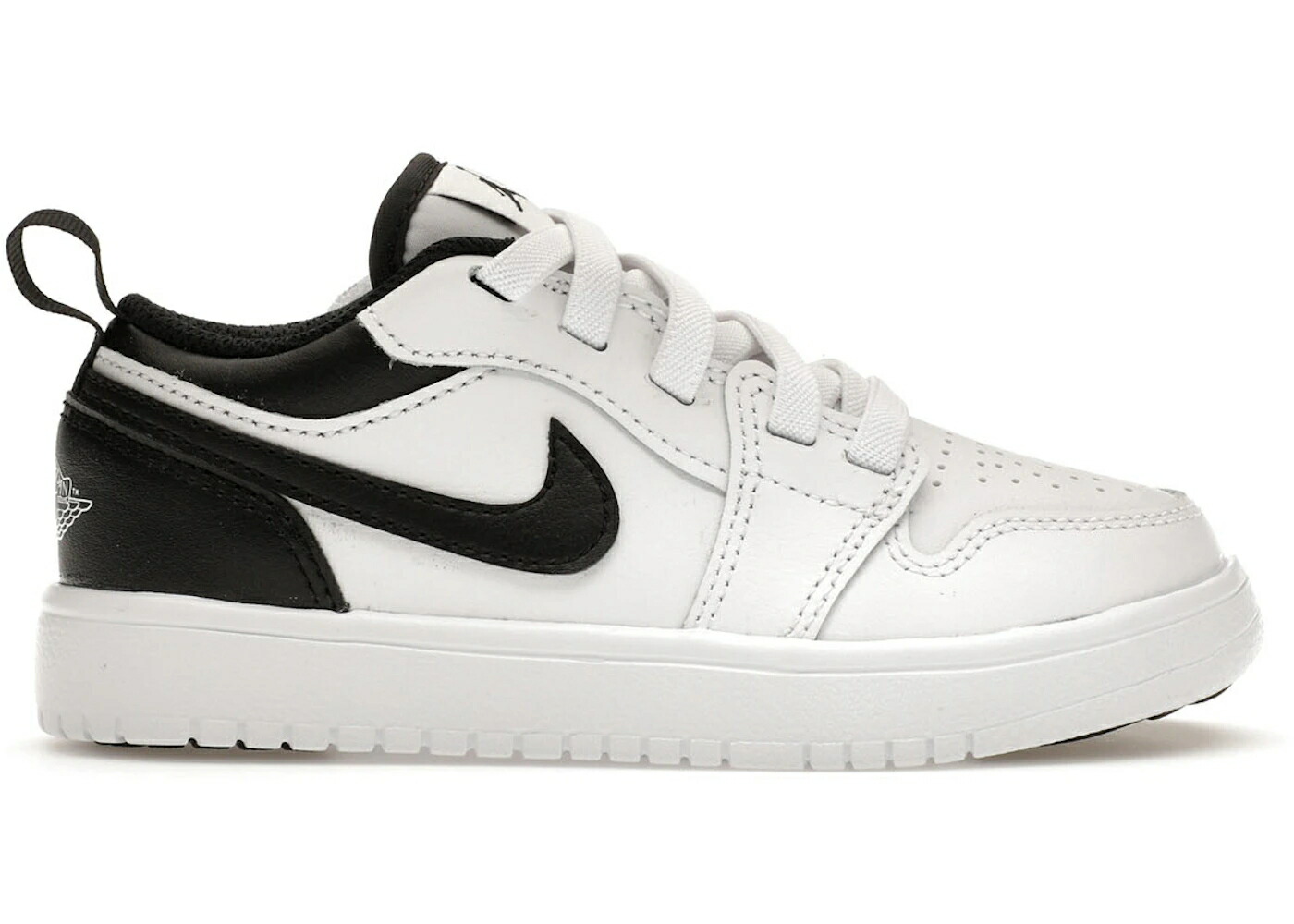ナイキ ジョーダン 白色 ホワイト 黒色 ブラック ジュニア キッズ JORDAN 1 RETRO LOW ALT WHITE BLACK (PS) / WHITE BLACK WHITE ベビー マタニティ スニーカー|スニケス