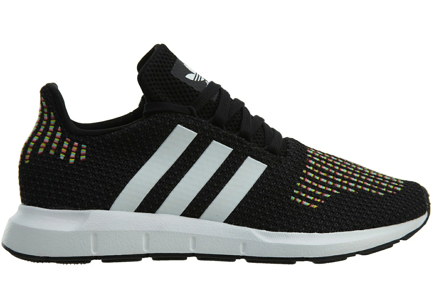 アディダス ラン 黒色 ブラック 白色 ホワイト WOMEN'S スニーカー レディース ADIDAS SWIFT RUN BLACK WHITE-BLACK (WOMEN'S) / BLACK WHITE BLACK