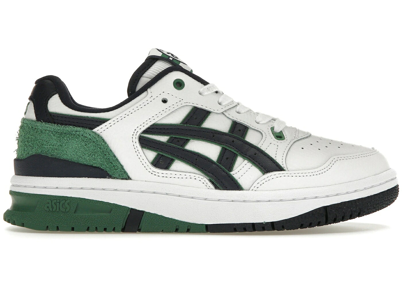 アシックス 白いこと 白いこと 緑 緑であること スニーカー メンズ ASICS EX89 WHITE MIDNIGHT GREEN / WHITE MIDNIGHT
