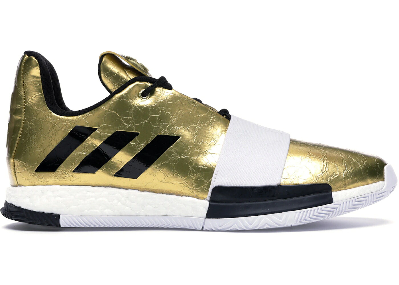 アディダス ハーデン ゴールド 白色 ホワイト VOL. スニーカー メンズ ADIDAS HARDEN 3 IMMA STAR / GOLD METALLIC FOOTWEAR WHITE|スニケス