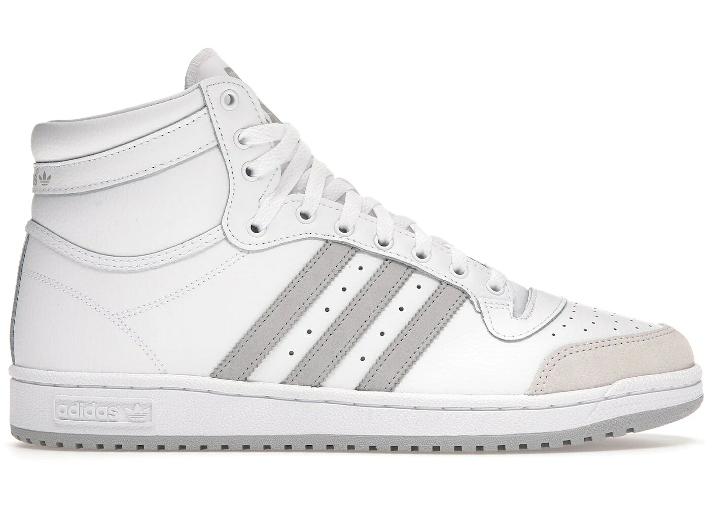 アディダス 白色 ホワイト 灰色 グレー トップテン スニーカー メンズ ADIDAS TOP TEN WHITE GREY / CLOUD WHITE GREY TWO CRYSTAL｜スニケス