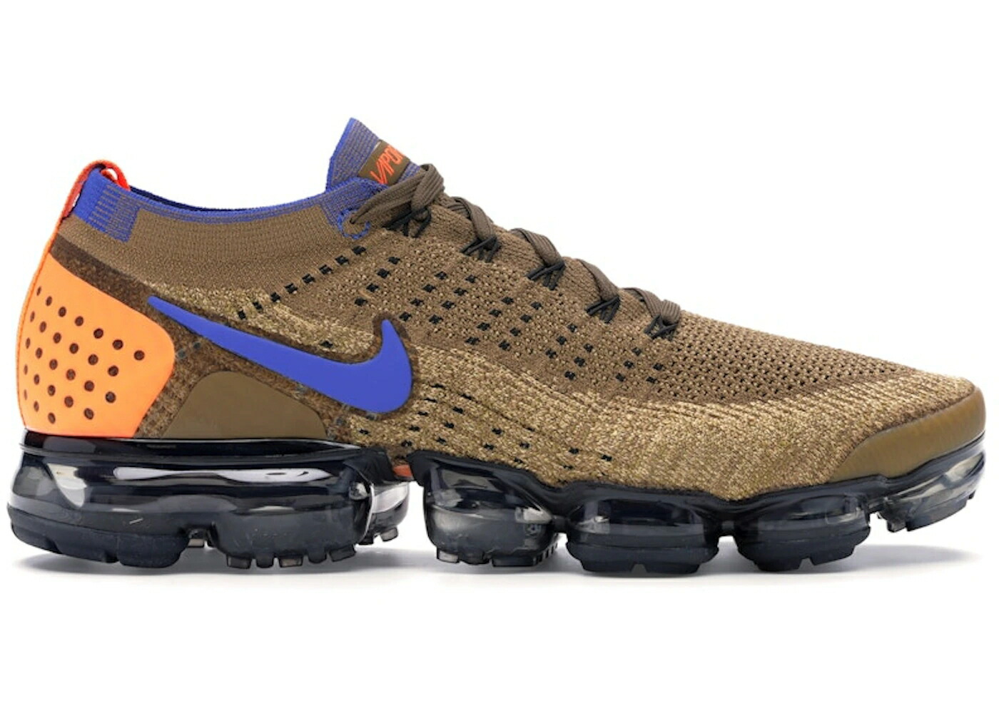 ナイキ 飛球編み物 ベージュ 青碧 青色 野球クラブ エアヴェイパーマックス スニーカー メンズ NIKE AIR VAPORMAX FLYKNIT 2 GOLDEN BEIGE RACER BLUE / GOLDEN BEIGE RACER BLUE CLUB スニーカー-メンズ靴-靴