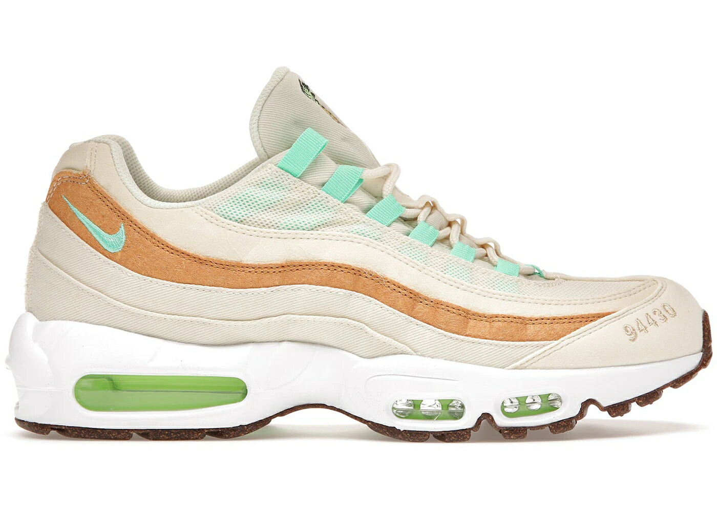 ナイキ マックス ゴールド 白色 ホワイト エアマックス スニーカー メンズ NIKE AIR MAX 95 HAPPY PINEAPPLE / COCONUT MILK METALLIC GOLD WHITE