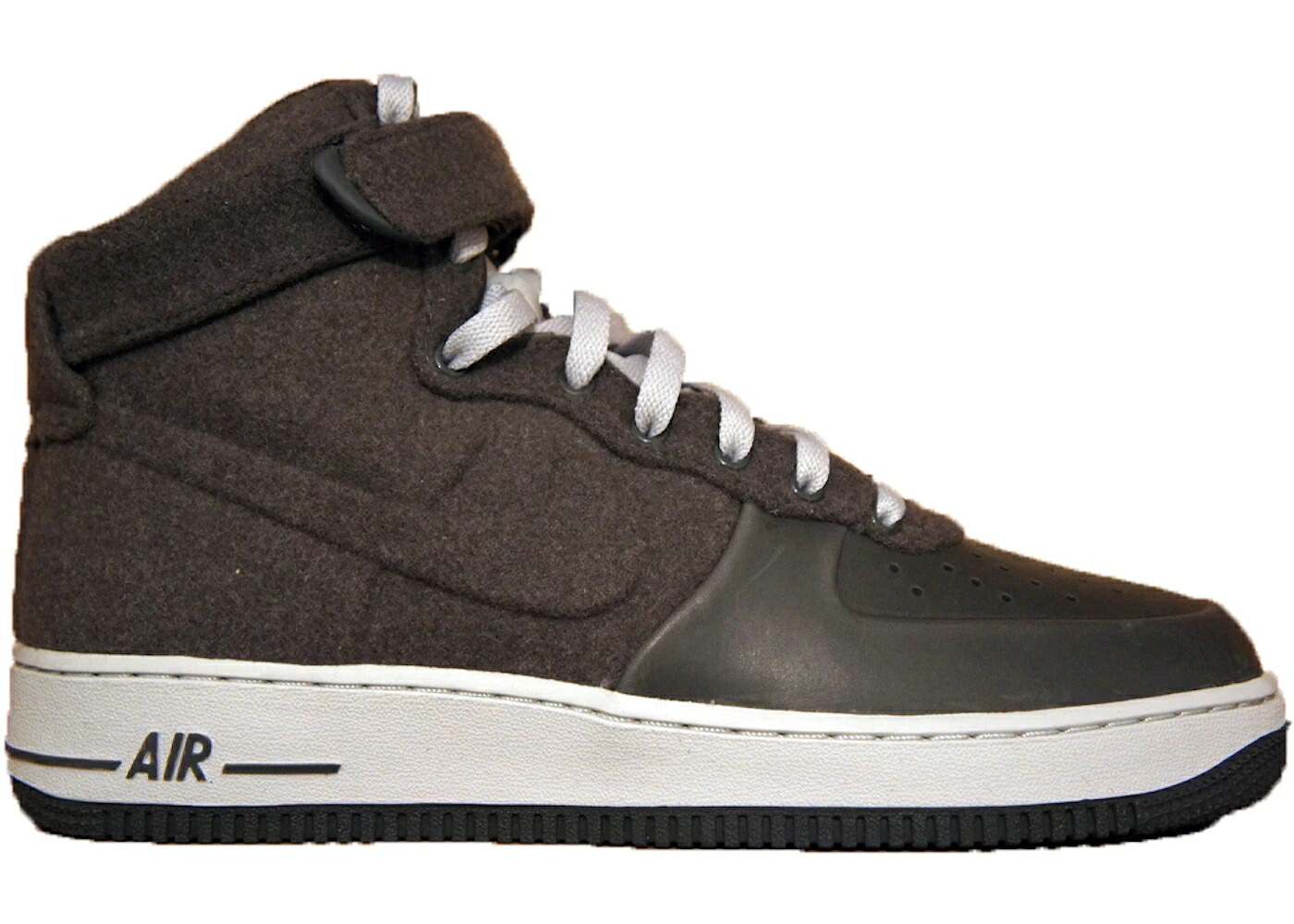 ナイキ ハイ 灰色 グレー エアフォース スニーカー メンズ NIKE AIR FORCE 1 HIGH VT MIDNIGHT FOG WOOL / MIDNIGHT FOG NEUTRAL GREY｜スニケス