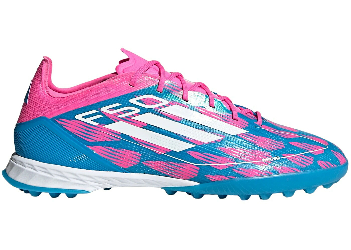 アディダス プロ ターフ 青色 ブルー 白色 ホワイト ピンク スニーカー メンズ ADIDAS F50 PRO TURF SOLAR BLUE CLOUD WHITE PINK / SOLAR BLUE CLOUD WHITE SOLAR