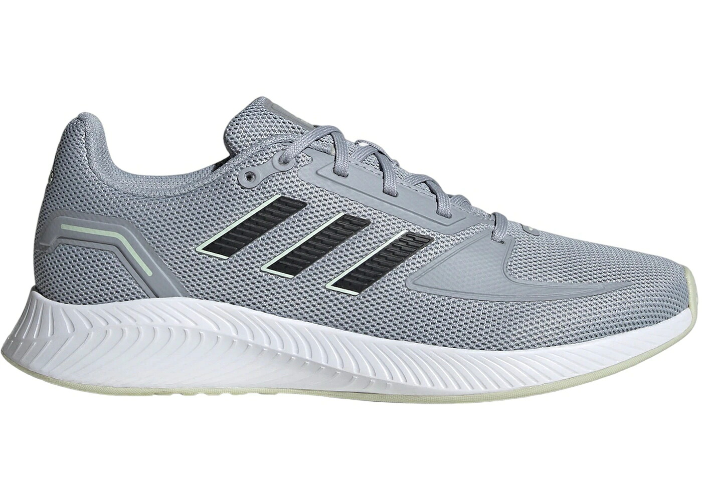 アディダス 銀色 シルバー コア 黒色 ブラック 緑 グリーン 2.0 WOMEN'S スニーカー レディース ADIDAS RUNFALCON HALO SILVER CORE BLACK LINEN GREEN (WOMEN'S) / HALO SILVER CORE BLACK LINEN