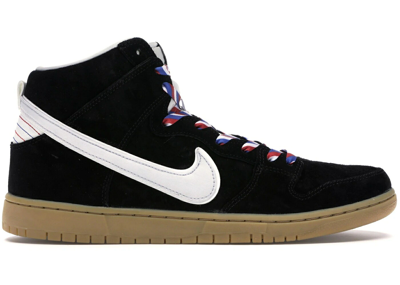 ナイキ エスビー ダンク ハイ 黒色 ブラック 白色 ホワイト 茶色 ブラウン ダンクハイ スニーカー メンズ NIKE SB DUNK HIGH BARBERSHOP / BLACK WHITE GUM LIGHT BROWN|スニケス