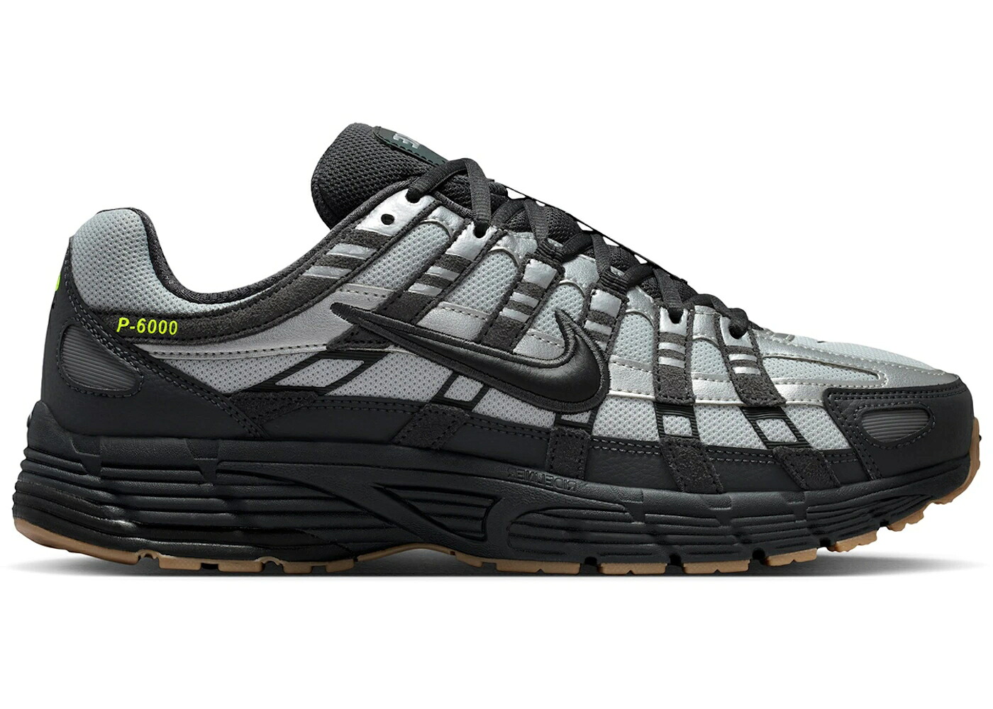 ナイキ 薄墨色 薄墨色 黒いこと 黒いこと スニーカー メンズ NIKE P-6000 GREY FOG VOLT BLACK / GREY FOG ANTHRACITE VOLT BLACK