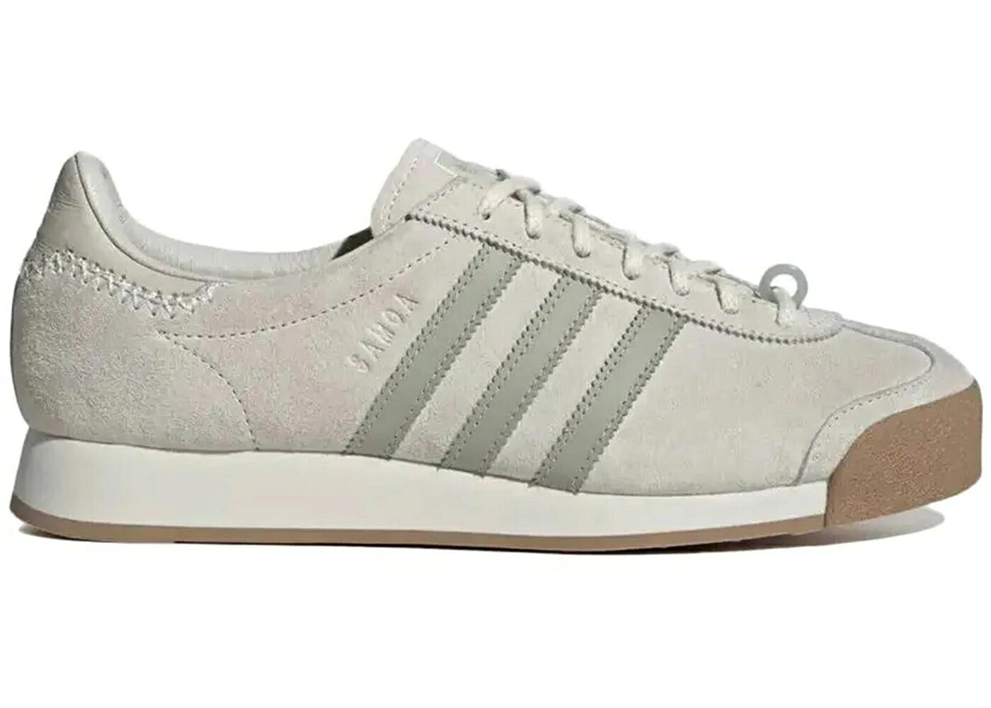 アディダス サモア ハーフ 緑 グリーン 白色 ホワイト スニーカー メンズ ADIDAS SAMOA MAHA HALF GREEN / CHALK WHITE HALF GREEN OFF WHITE