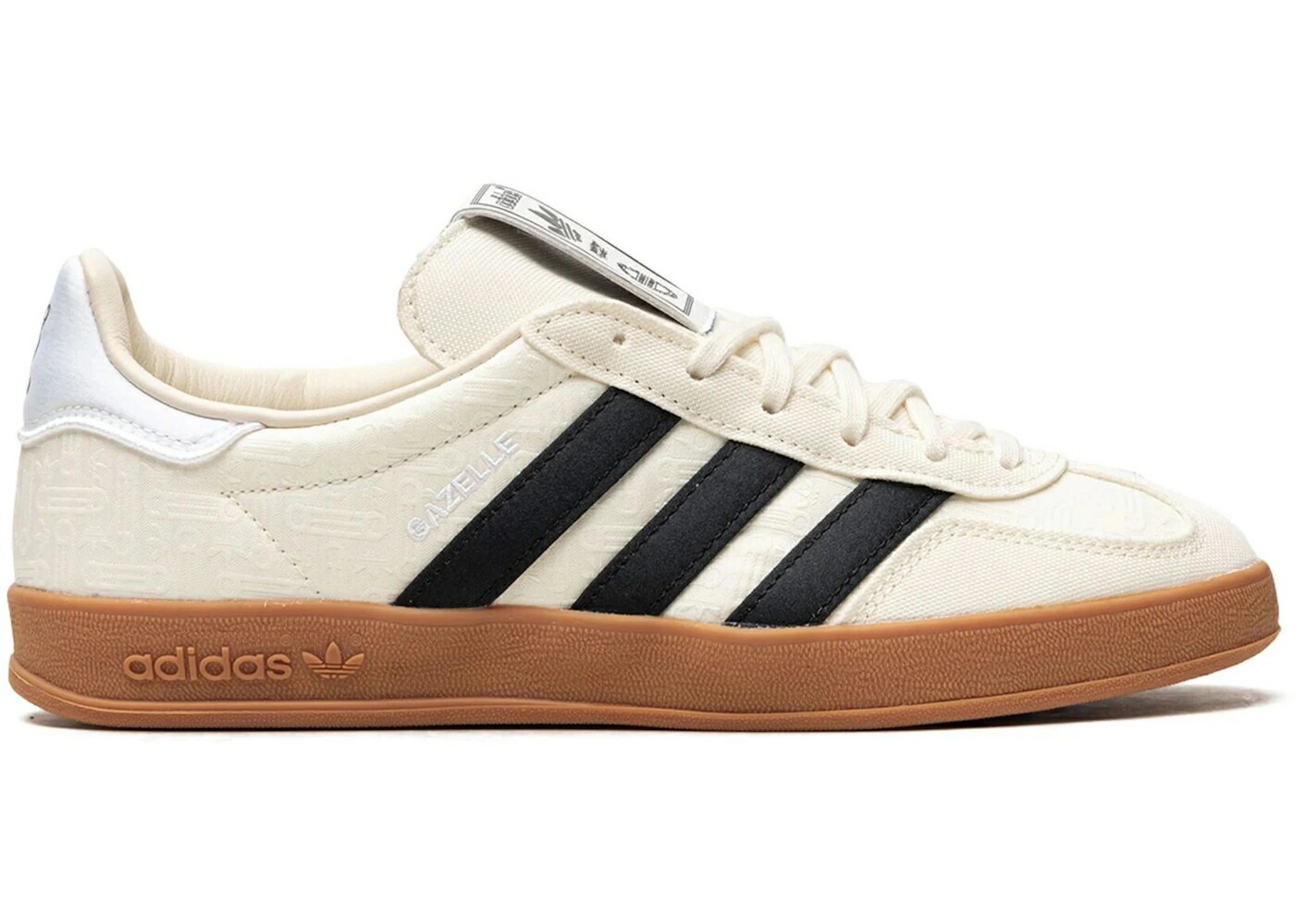 アディダス ガゼル クリーム 白色 ホワイト コア 黒色 ブラック 砂色 サンド スニーカー メンズ ADIDAS GAZELLE INDOOR DOROPHY TANG / CREAM WHITE CORE BLACK SAND