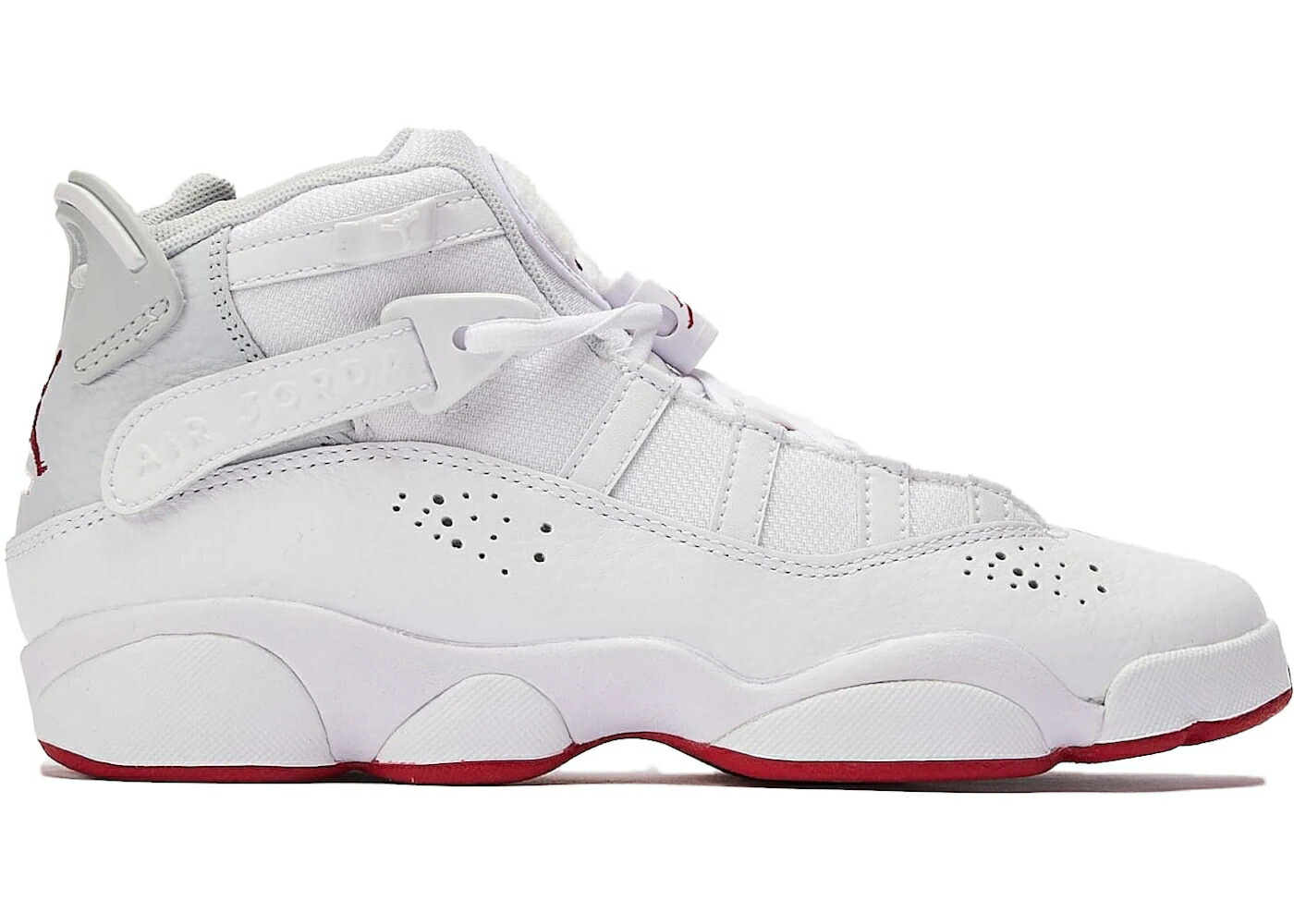 ナイキ ジョーダン 輪っか 白いこと 白いこと 赤 赤いこと お坊っちゃん キッズ JORDAN 6 RINGS WHITE RED SOLE / WHITE WHITE VARSITY RED もの言う花 マタニティ スニーカー