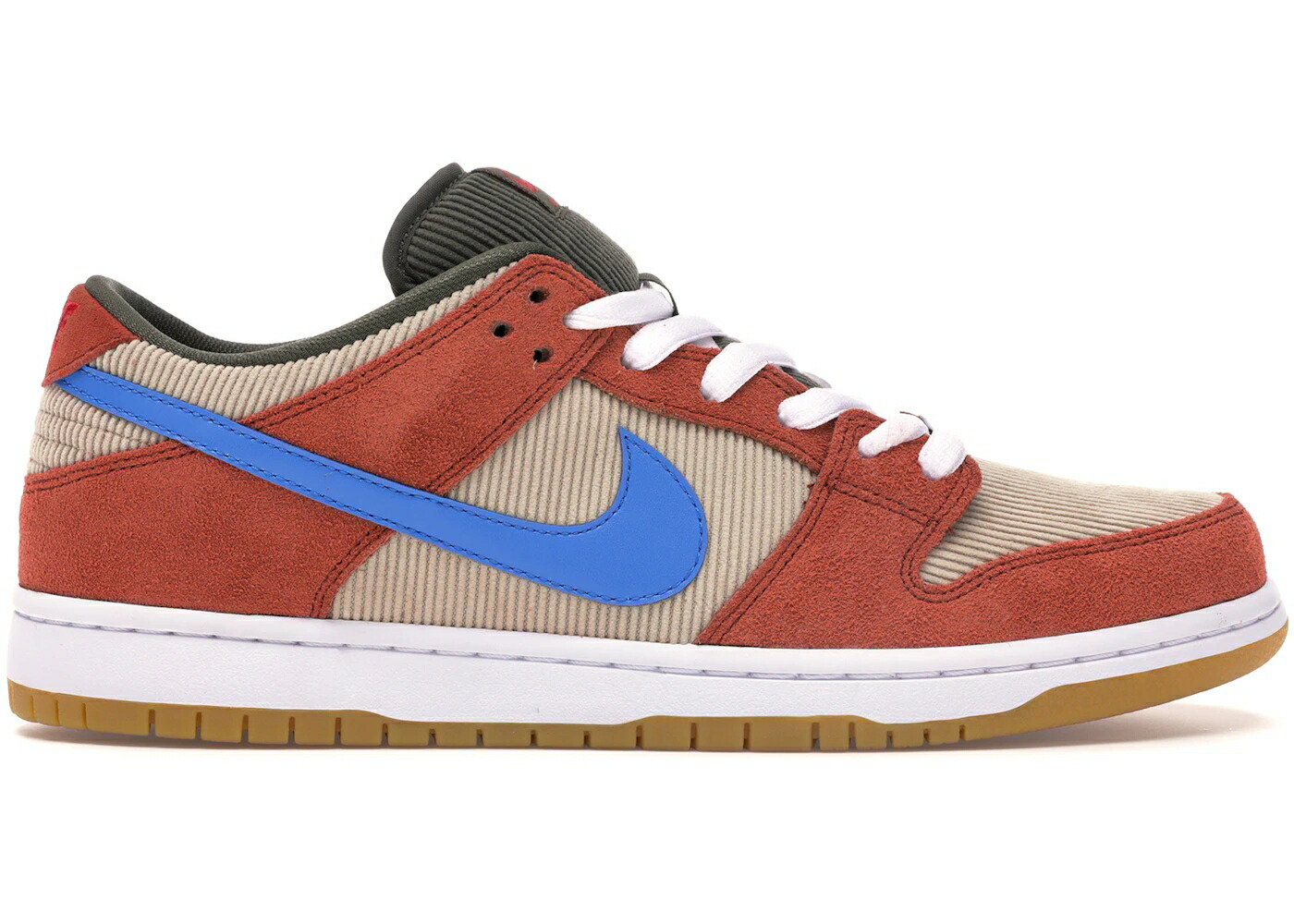 ナイキ エスビー ダンク コーデュロイ 青色 ブルー ダンクロー スニーカー メンズ NIKE SB DUNK LOW CORDUROY DUSTY PEACH / DUSTY PEACH PHOTO BLUE DESERT