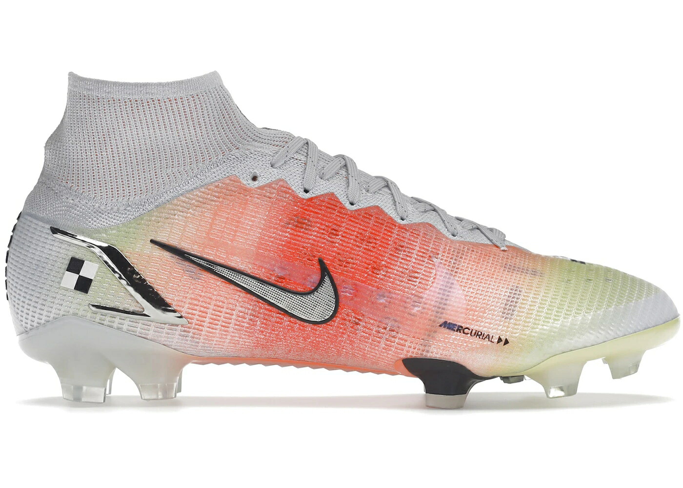 ナイキ ドリーム スピード エリート ピュア プラチナム スニーカー メンズ NIKE MERCURIAL DREAM SPEED SUPERFLY 8 ELITE FG BRIGHT MANGO / PURE PLATINUM BRIGHT MANGO