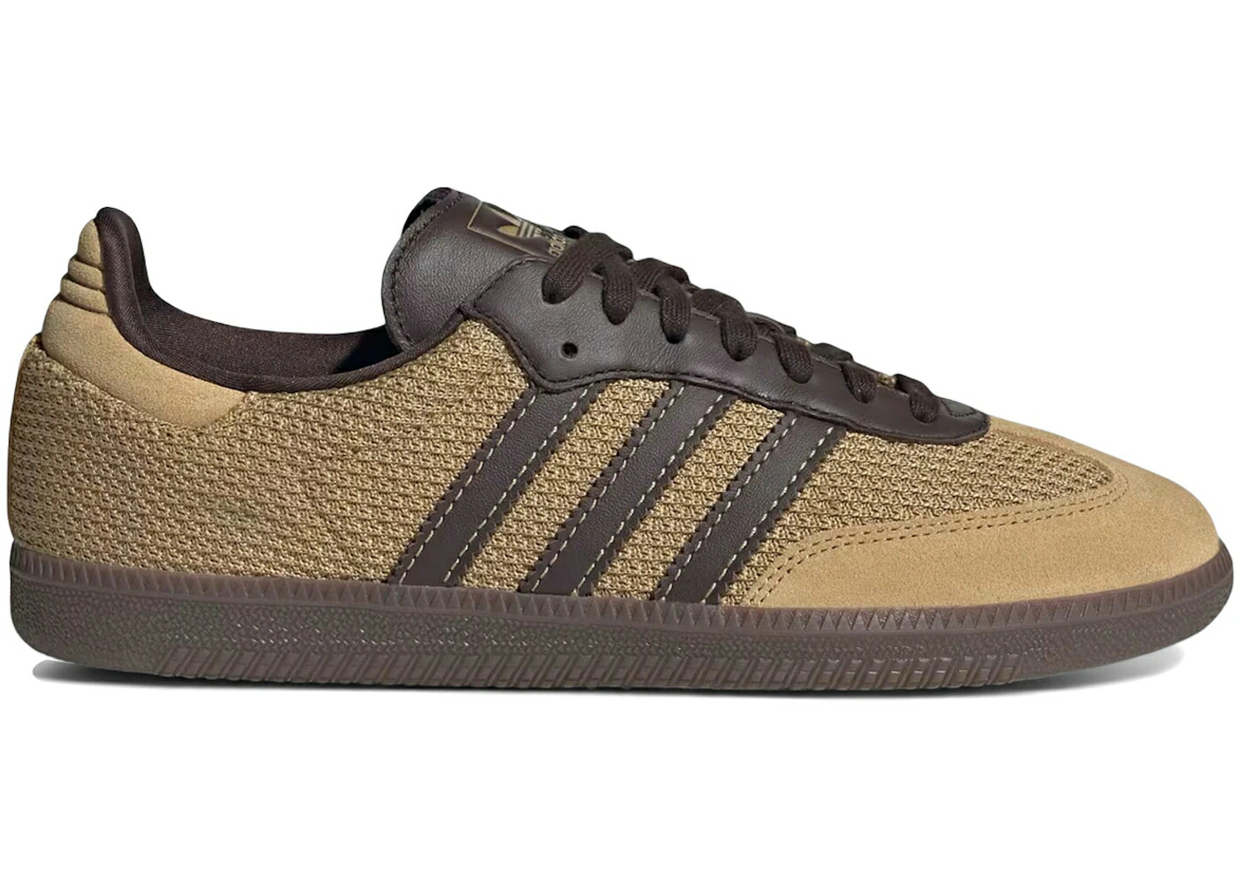 アディダス サンバ ベージュ 赤銅色 赤銅色 スニーカー メンズ ADIDAS SAMBA OG GOLDEN BEIGE DARK BROWN / GOLDEN BEIGE DARK BROWN GUM