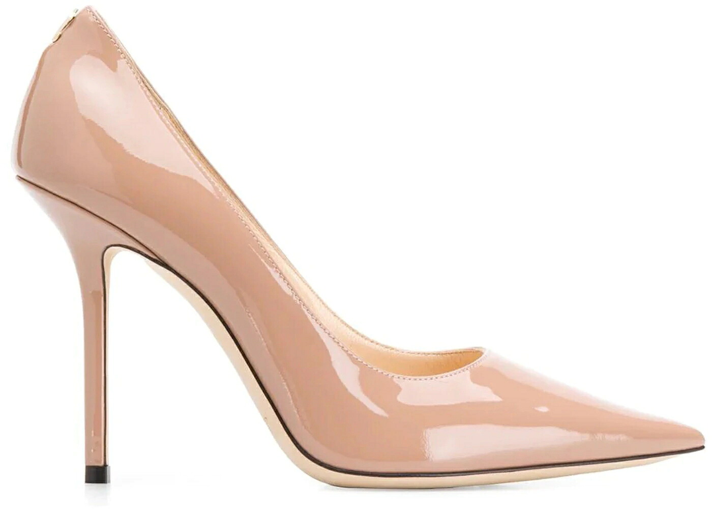 ジミーチュウ ポンプ パテント レザー ナチュラル スニーカー レディース JIMMY CHOO JIMMY CHOO LOVE 100MM PUMP BALLET-PINK PATENT LEATHER / NATURAL