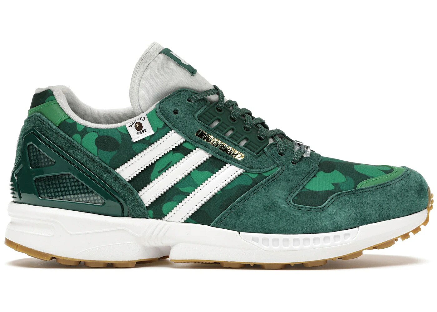アディダス アンディフィーテッド 緑 緑であること 白いこと 白いこと スニーカー メンズ ADIDAS ZX 8000 BAPE UNDEFEATED GREEN / GREEN GREEN WHITE