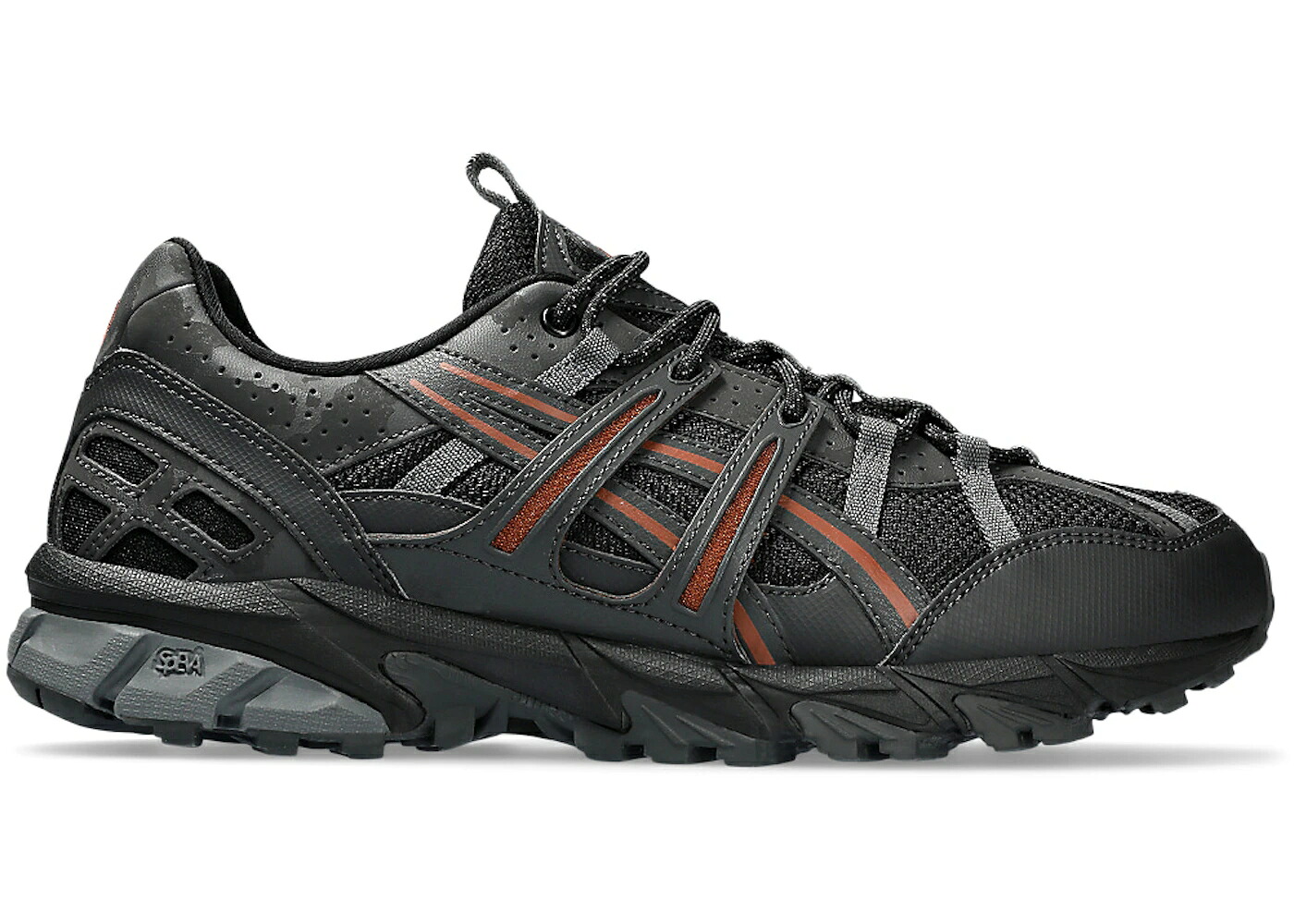 アシックス 黒色 ブラック 茶色 ブラウン スニーカー メンズ ASICS GEL-SONOMA 15-50 BLACK RUSTY BROWN / BLACK RUSTY BROWN