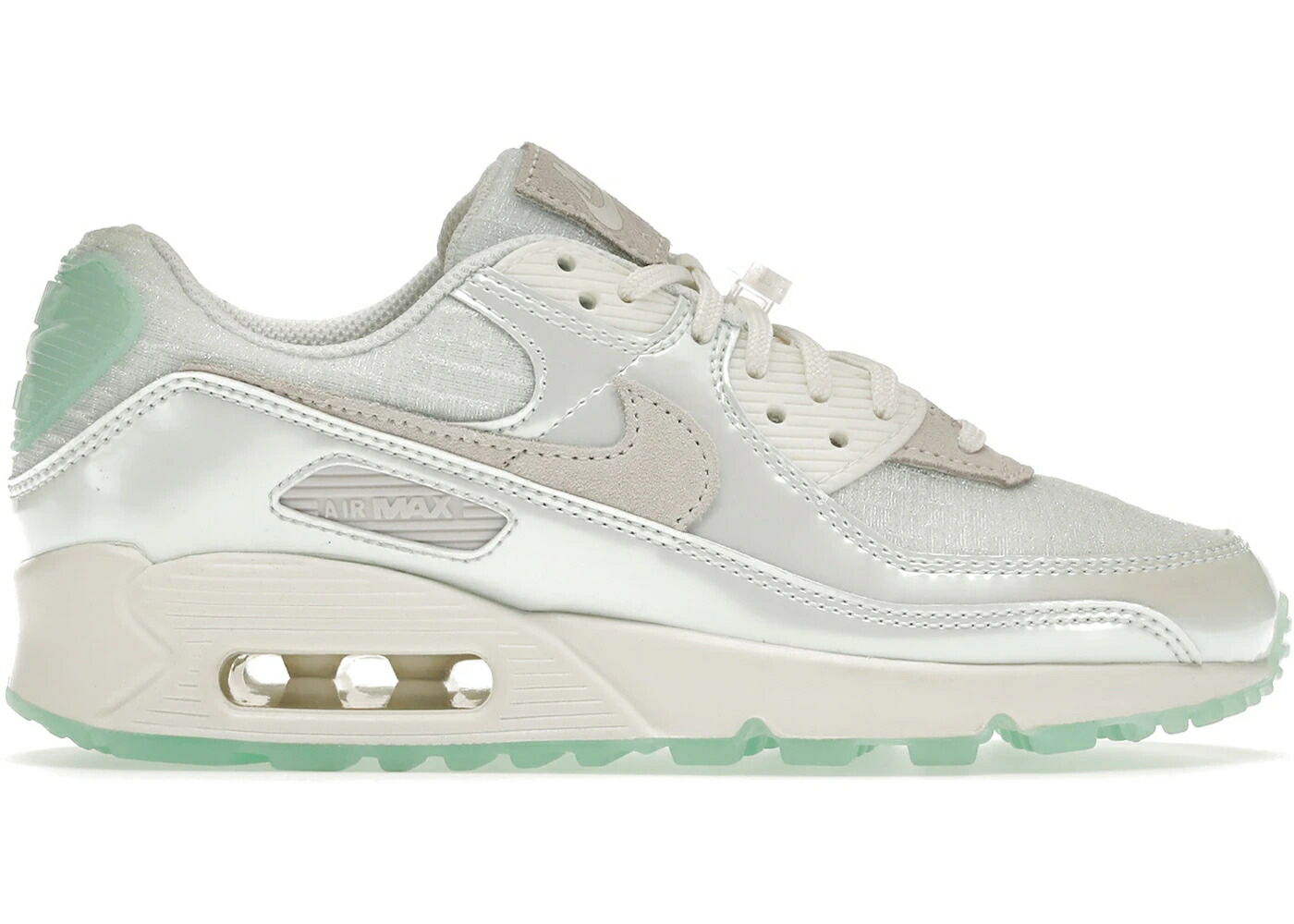 ナイキ マックス 紫 相撲取り草 白いこと 白いこと 大気圏マックス WOMEN\u0027S スニーカー レディース NIKE AIR MAX 90 THE FUTURE IS CLEAR (WOMEN\u0027S) / SAIL LIGHT VIOLET SUMMIT WHITE