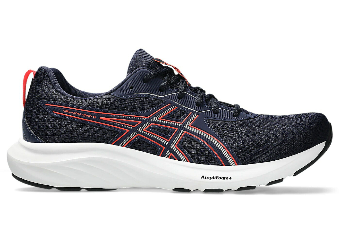 アシックス 赤 レッド スニーカー メンズ ASICS GEL-CONTEND 9 MIDNIGHT FLASH RED / MIDNIGHT FLASH RED