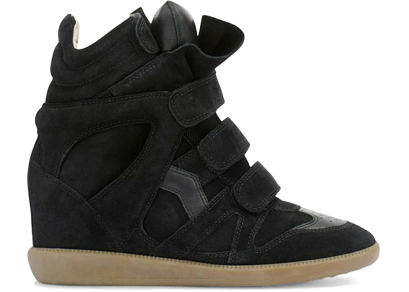 イザベルマランエトワール なめし革 ウェッジ 黒いこと 黒いこと WOMEN\u0027S スニーカー レディース ISABEL MARANT ISABEL MARANT BEKETT LEATHER WEDGE SNEAKERS BLACK (WOMEN\u0027S) /