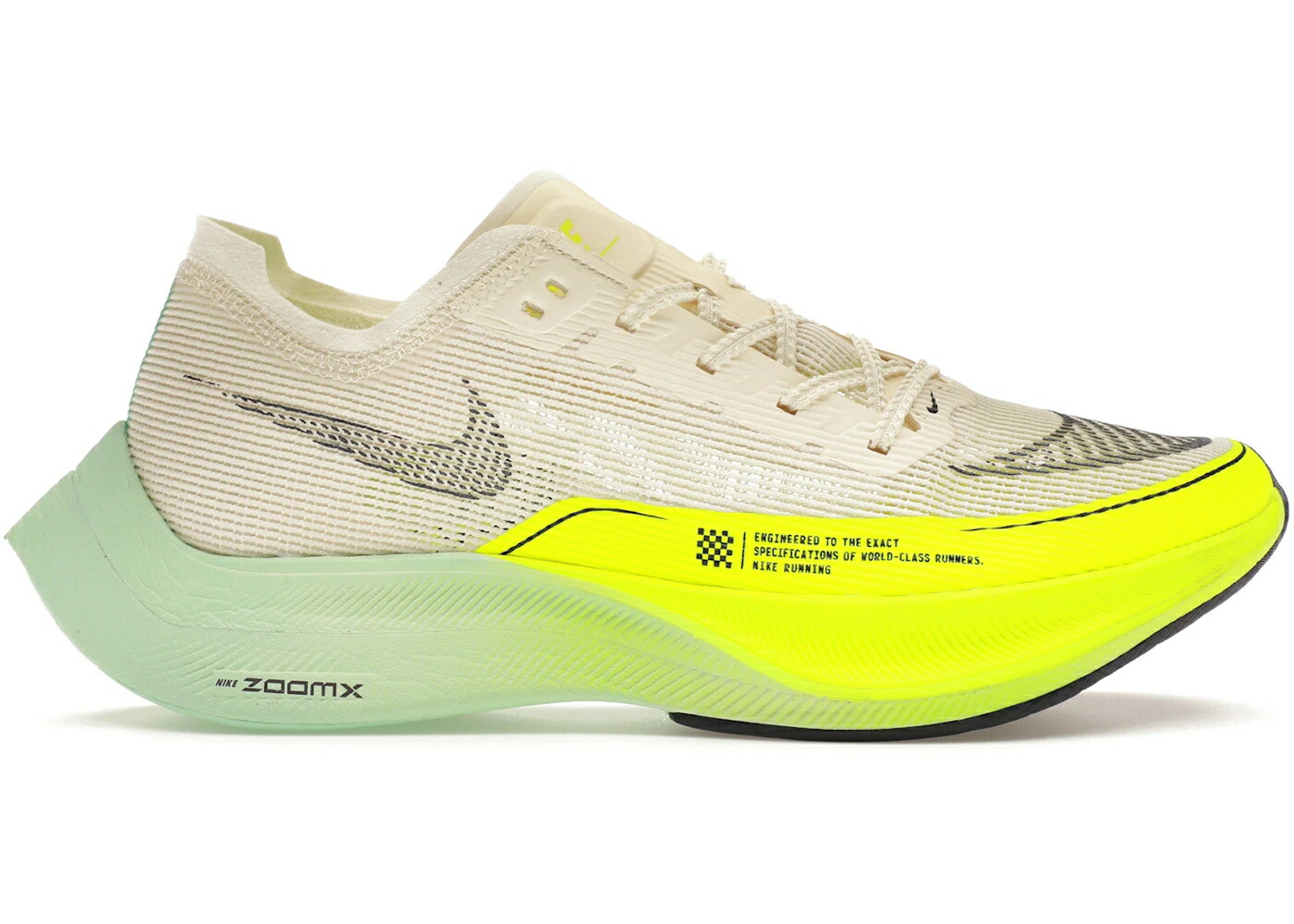 ナイキ 緑 緑であること NEXT% スニーカー メンズ NIKE ZOOMX VAPORFLY 2 COCONUT MILK GHOST GREEN / COCONUT MILK GHOST GREEN MINT