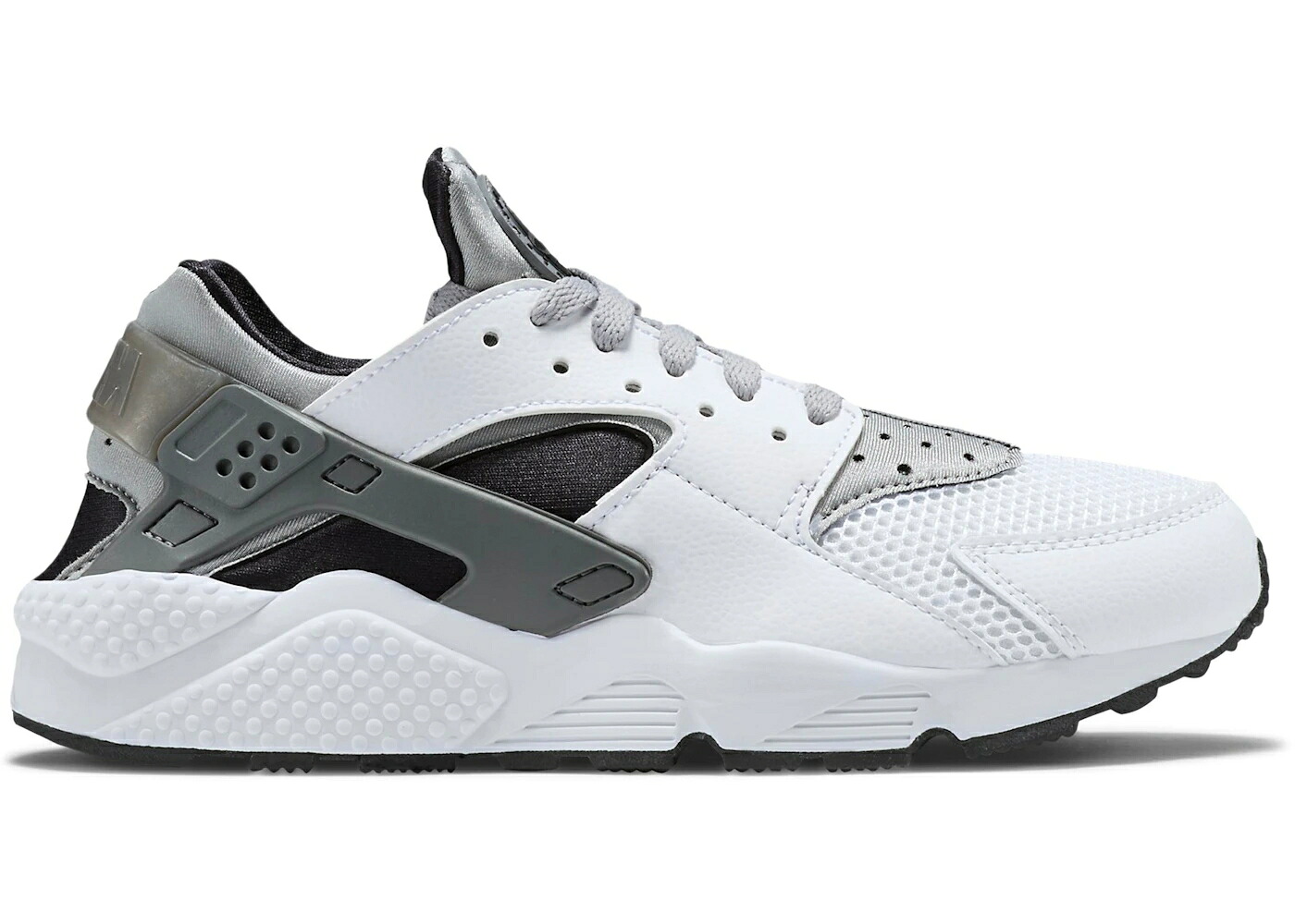 ナイキ ハラチ ラン 白色 ホワイト 灰色 グレー 黒色 ブラック クール ハラチラン スニーカー メンズ NIKE AIR HUARACHE RUN WHITE WOLF GREY BLACK / WHITE WOLF GREY BLACK COOL GREY