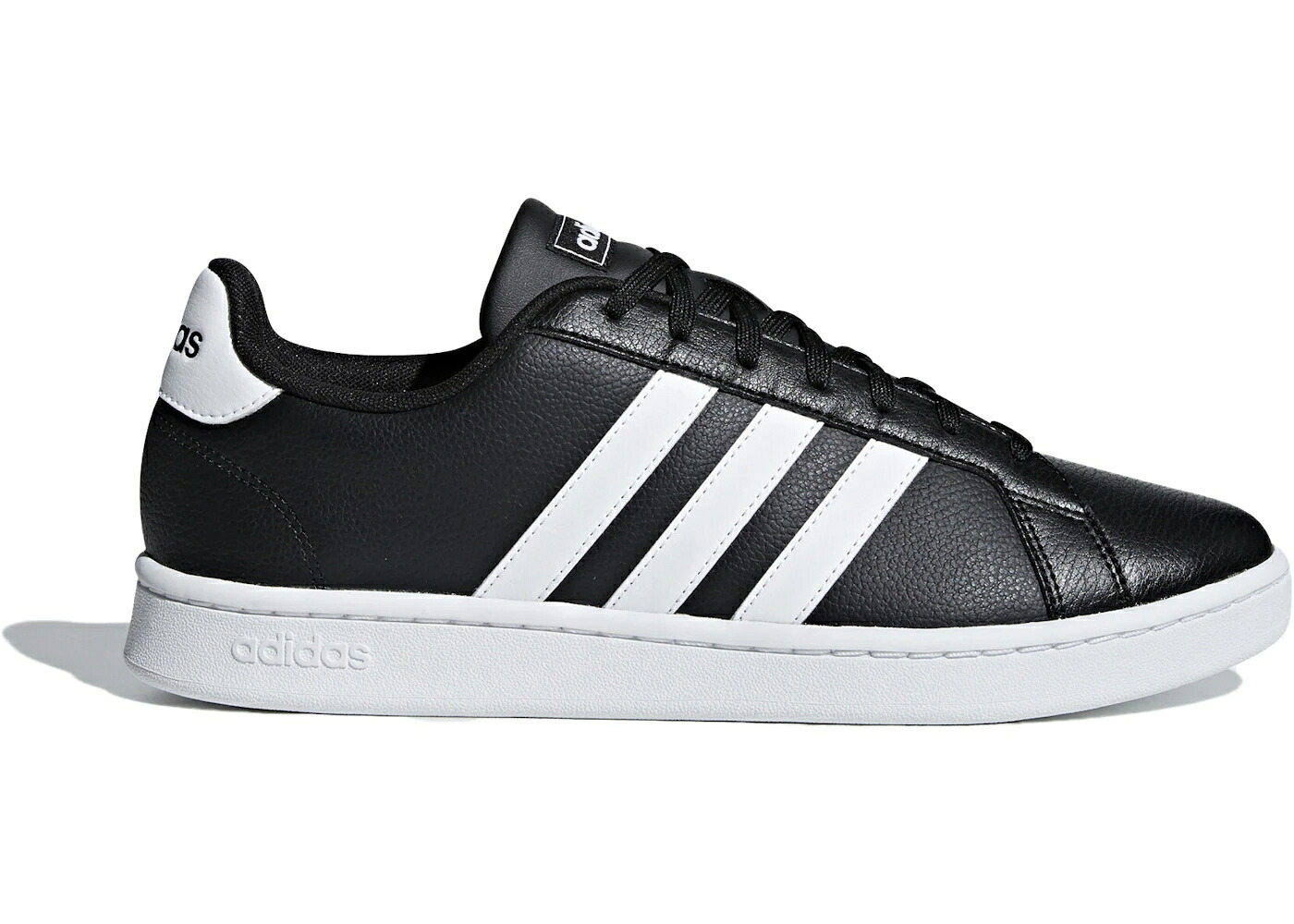 アディダス グランド コート 黒色 ブラック コア 白色 ホワイト スニーカー メンズ ADIDAS GRAND COURT BLACK / CORE BLACK CLOUD WHITE CLOUD|スニケス