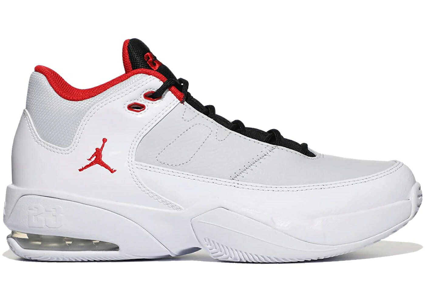 ナイキ ジョーダン マックス オーラ 白色 ホワイト 赤 レッド ピュア プラチナム 黒色 ブラック ジュニア キッズ JORDAN MAX AURA 3 WHITE UNIVERSITY RED (GS) / WHITE PURE PLATINUM BLACK ベビー マタニテ