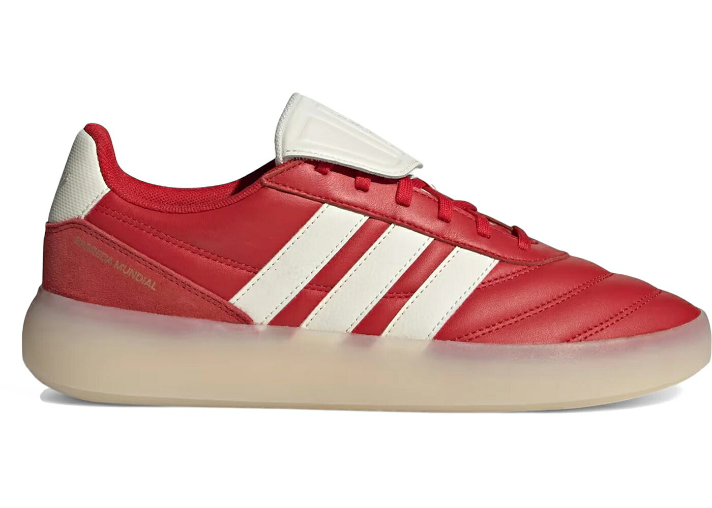 アディダス 白色 ホワイト ゴールド スニーカー メンズ ADIDAS BARREDA MUNDIAL BETTER SCARLET OFF WHITE / BETTER SCARLET OFF WHITE GOLD