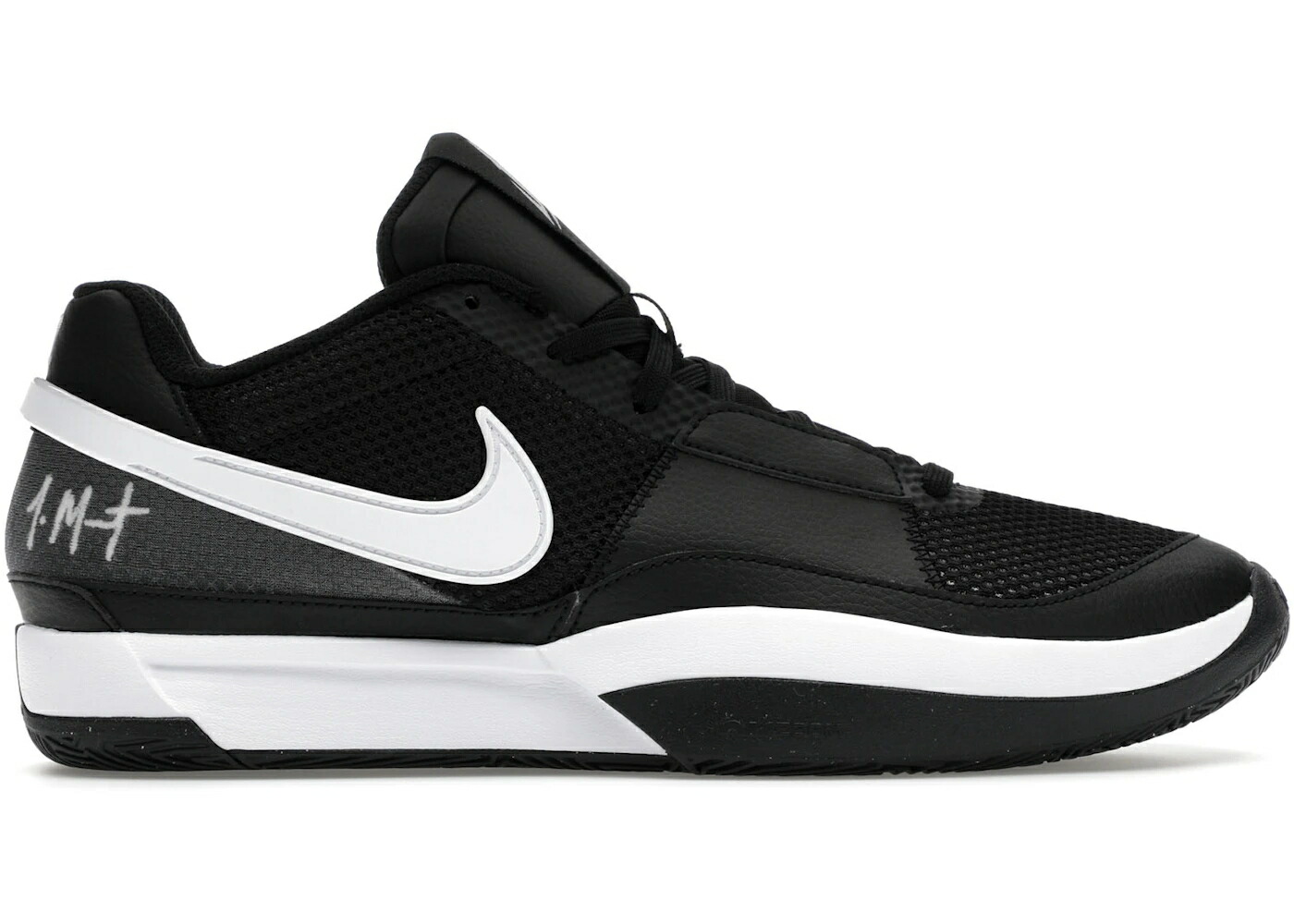 ナイキ 黒色 ブラック 白色 ホワイト スニーカー メンズ NIKE JA 1 TB BLACK WHITE / BLACK BLACK WHITE