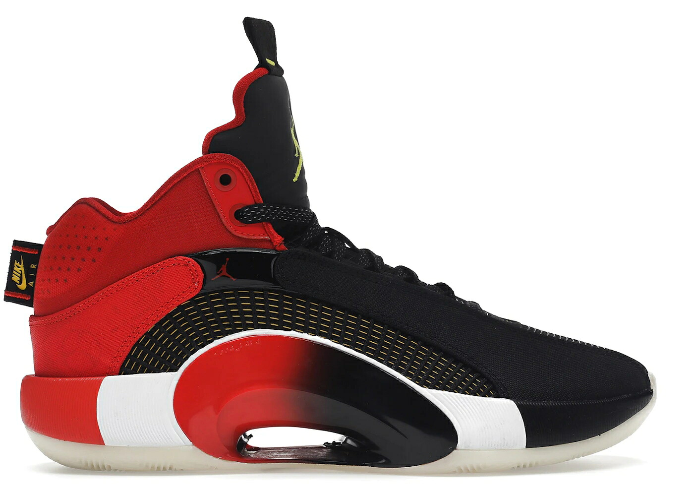 ナイキ ジョーダン 黒いこと 黒いこと 赤 赤いこと 黄味がかった 黄み スニーカー メンズ JORDAN XXXV CHINESE NEW YEAR (2021) / BLACK UNIVERSITY RED YELLOW